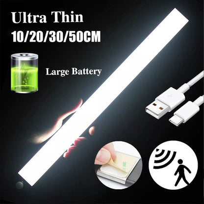 Portable Rechargeable PIR Sensor Lamp Light